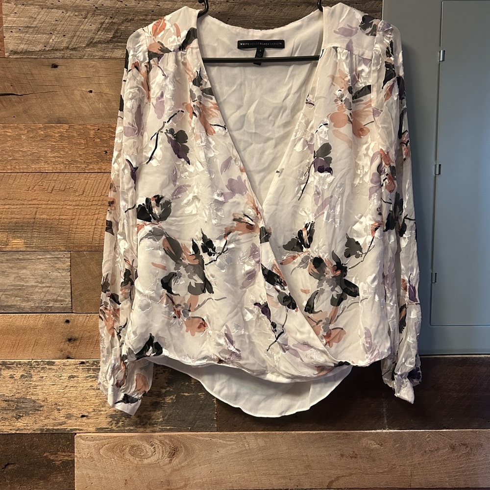 White House black market burnout blouse
